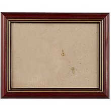 Рама со стеклом, коричневая, 15 х 20 см