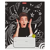 Тетрадь в клетку "Влад А4", 12 листов, в ассортименте