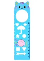 Линейка 12 см "Cat" трафарет