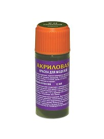 Краска для моделей, ЗВЕЗДА, №24, оливковая, акриловая