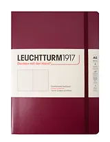 Книга для записей A5 125л тчк. "Classic" тв.обл., красный портвейн, Leuchtturm1917