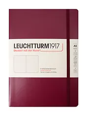 Книга для записей A5 125л тчк. "Classic" тв.обл., красный портвейн, Leuchtturm1917