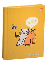 Записная книжка А6 96л "Графика. Кот-фотограф" 7БЦ, гл.лам., Listoff
