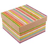Подарочная коробка «Bright stripes», 16 х 16 см