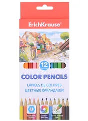 Карандаши цветные Erich Krause, 12 цветов