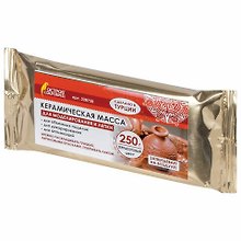 Масса керамическая для лепки "Остров сокровищ", отвердевающая, 250 г, терракотовая
