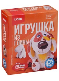 Набор для творчества Lori. Игрушка из глины «Собачка»