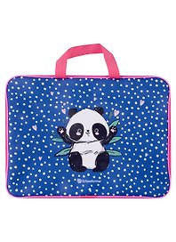 Папка для труда «Pandastic» А4, ткань, на молнии, schoolФОРМАТ