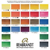 Краски акварельные "Rembrandt" Royal Talens, 24 цвета - 2