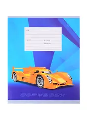 Тетрадь в линейку Listoff, "Ралли", 12 листов, в ассортименте