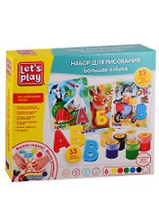 Набор для рисования ТМ Lets Play Большая азбука, 33 см.