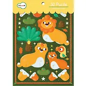 Пазл 3D Krooom Львы k-705