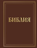 Библия в русском синодальном переводе с полями для записей (коричневая)