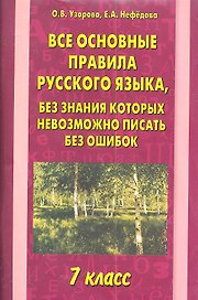 Все основные правила русского языка. 7 класс