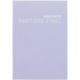 Записная книжка А6+ 80л лин. "Pantone line. 5" интегр.переплет, мат.ламинация, выб.лак, пантон.печать