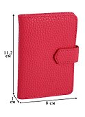 Визитница «Palette», 24 карты, розовая, искусственная кожа, InFolio - 1
