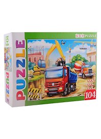 Пазл Строительный транспорт Artpuzzle Рыжий кот 104 элемента ПА-0596