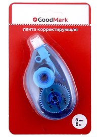Корректор-лента GoodMark, 5 мм х 8 м