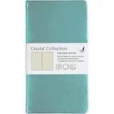 Записная книжка, Эксмо Listoff А6 (100*181) 96л Crystal Collection.Голубой лед обложка металлизиров.искуств.к