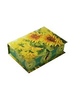 Коробка-шкатулка Феникс презент Подсолнухи M 20*14*6см 36505