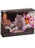 Пазл Königspuzzle 1000 эл.68,5*48,5см. Британский кот ГИК1000-6552 - 0
