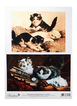 Декупажная карта Домашние животные А4 (DK3019) (упаковка)