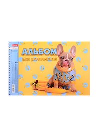 Альбом для рисования «Гав-Стори» Hatber А4, 32 листа, спираль, в ассортименте