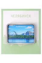 Сувенирный магнит Набережная (Челябинск) (Дерево) (Члбнб1)