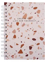 Тетрадь в клетку Be Smart, Terrazzo, 120 листов, коричневая