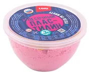 Пластилин песочный Розовый (250 гр) (4+) (Пл-002) (банка) (Lori)