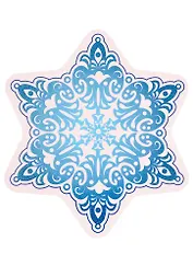 Наклейка Новогодняя Снежинка