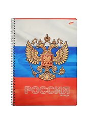 Тетрадь в клетку Academy Style, "Россия", А4, 96 листов, в ассортименте