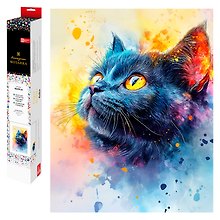 Набор для творчества Феникс+. Алмазная мозаика «Черный котенок», 40 х 50 см