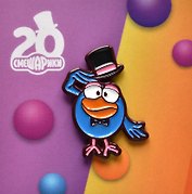 Значок Смешарики Кар Карыч (металл) (4627077847596)