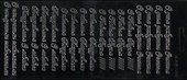 Контурные наклейки Поздравительные надписи (226613) (лист) (черн.) (10х23см) - 1