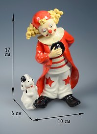 Фигурка Клоун (10х6х17) (7105)