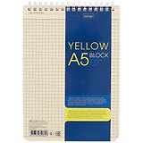 Блокнот в клетку «Yellow Block», 80 листов, А5