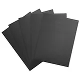 Пенокартон 5шт 30*40см, толщина 5мм, черный, Brauberg