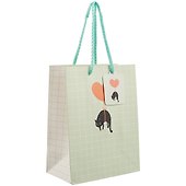Подарочный пакет «Cat and heart», А5 - 0