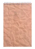 Скетчбук А5+ 30л "LINE ART. Дизайн 2" белый офсет, спираль 180г/м2