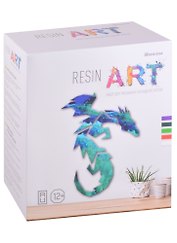 DIY средний-набор с эпоксидной смолой. Resin Art. Изумрудный Дракон