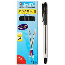 Шариковая ручка чёрная 0,5 мм, Spark II, Luxor