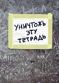 Тетрадь общая «Уничтожь эту тетрадь», 48 листов в клетку, A5 - Эксмо - 0