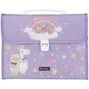 Портфель А4 12отд. " Басик и Единорог"