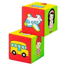 Игрушка развивающая Кубики Мякиши Найди пару