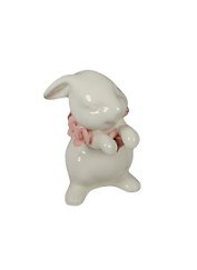 Фигурка декоративная Зайчик фаянс (7,7х6,1х9,9) (36785)