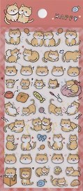 Наклейки Рыжие Котики