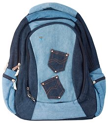 Рюкзак школьный "Denim" 2отд., джинс.ткань, Silwerhof