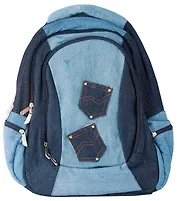 Рюкзак школьный "Denim" 2отд., джинс.ткань, Silwerhof