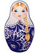 Подставка под горячее Матрёшка (22х13) (7109007) - 1